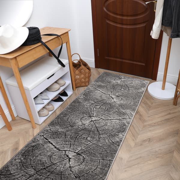 Fortovet SILVER Tronko Træstamme træ grå 120cm, 120x550 cm