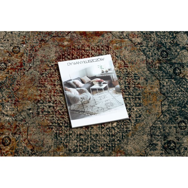 Villa matto SUPERIOR MAMLUK itämainen vintage smaragdi, 135x200 cm