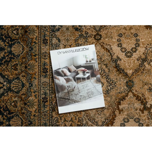 Tæppe OMEGA Grenada Ramme, diamanter, orientalsk - cognac, 300x400 cm