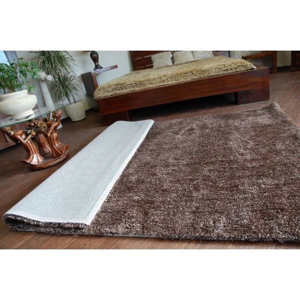 Matta SHAGGY NONA brun, 60x110 cm