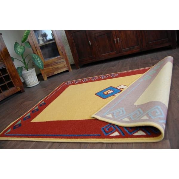 Matto WEL-HIT QUADRACTS kulta, 120x170 cm