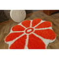 Miniatyrbillede 3 af 5: Tæppe SHAGGY GUSTO Blossom C300 orange, cirkel 120 cm
