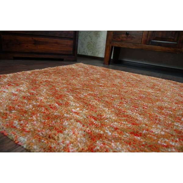 Tæppe SHAGGY MULTIPOLI rød, 120x170 cm