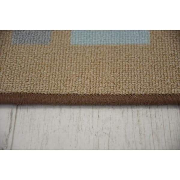 Lasten Matto LOKO Kettu beige liukastumisenesto, 120x170 cm