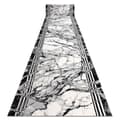 Miniatyrbild 1 av 5: Modern Löpare TULS 51210 Marmor antracit 100 cm, 100x350 cm