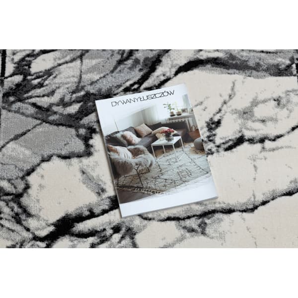 Matto moderni TULS 51210 Marmori antrasiitti 120 cm, 120x850 cm