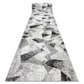 Miniatyrbild 1 av 5: Modern Löpare TULS 51211 geometrisk antracit 100 cm, 100x520 cm