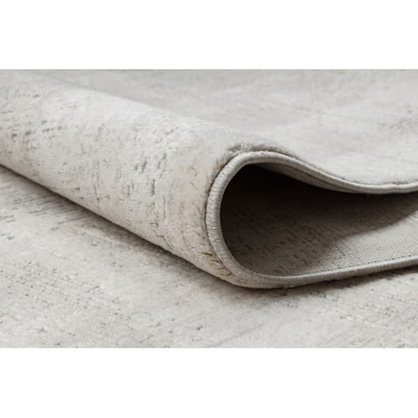 Matto moderni TULS 51231 Vintage, pesty väri norsunluu / harmaa 120 cm, 120x220 cm