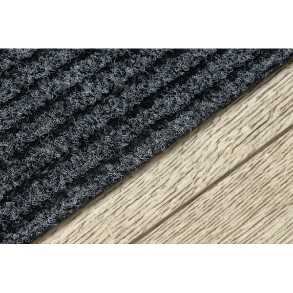Suojaava grillimatto GIN 2126 terassille, ulkokäyttöön - harmaa, 120x200 cm