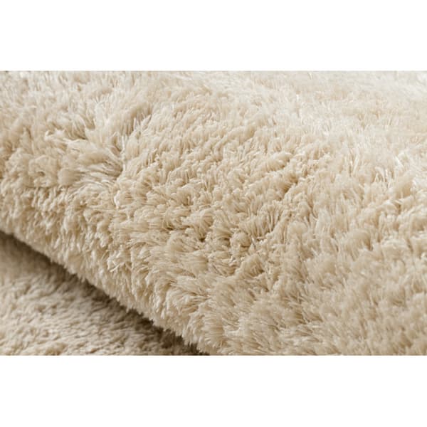 Moderne vaske tæppe LINDO beige, skridsikkert, pjusket, 180x270 cm