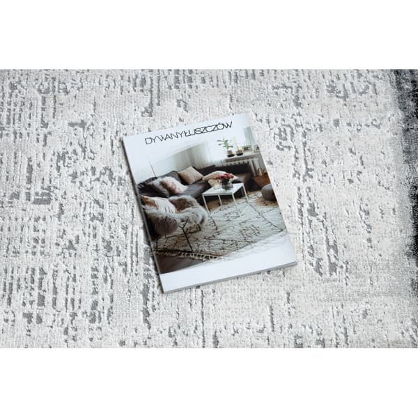 Matto moderni TULS 51235 antrasiitti 100 cm, 100x340 cm