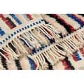 Pikkukuva 5 / 5: BERBER matto MR2139 Beni Mrirt käsinkudottu Marokosta, Linjat - beige / punainen, 115x180 cm