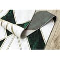 Miniatyrbild 3 av 5: Exklusiv EMERALD Löpare 1015 glamour, snygg marble, geometrisk flaska grön / guld 100 cm, 100x650 cm