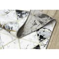 Miniatyrbild 4 av 5: Exklusiv EMERALD Löpare 1020 glamour, snygg marble, trianglar svart / guld 70 cm, 70x1400 cm