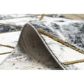 Miniatyrbild 5 av 5: Exklusiv EMERALD Löpare 1020 glamour, snygg marble, trianglar svart / guld 70 cm, 70x1400 cm
