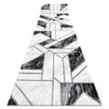 Miniatyrbild 1 av 5: Exklusiv EMERALD Löpare 81953 glamour, snygg geometrisk svart / silver  80 cm, 80x360 cm