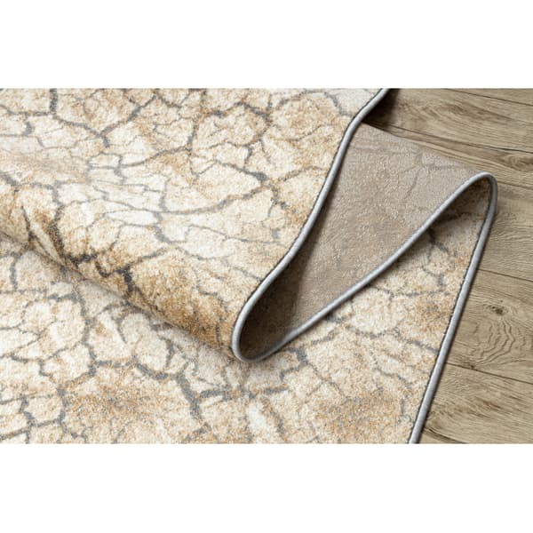 Matto KARMEL Terra halkeileva maa harmaa karamelli 100 cm, 100x680 cm