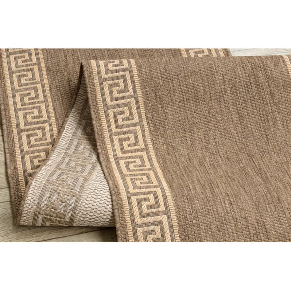 Fortovet SISAL FLOORLUX design 20014 coffee / men 70 cm, 70x400 cm