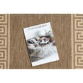 Miniatyrbillede 2 af 5: Fortovet SISAL FLOORLUX design 20014 coffee / men 70 cm, 70x630 cm