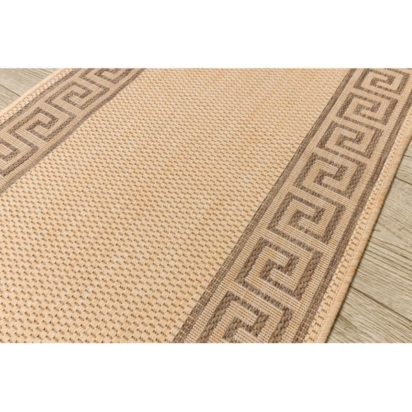 Fortovet SISAL FLOORLUX design 20014 men / coffee 120 cm, 120x830 cm