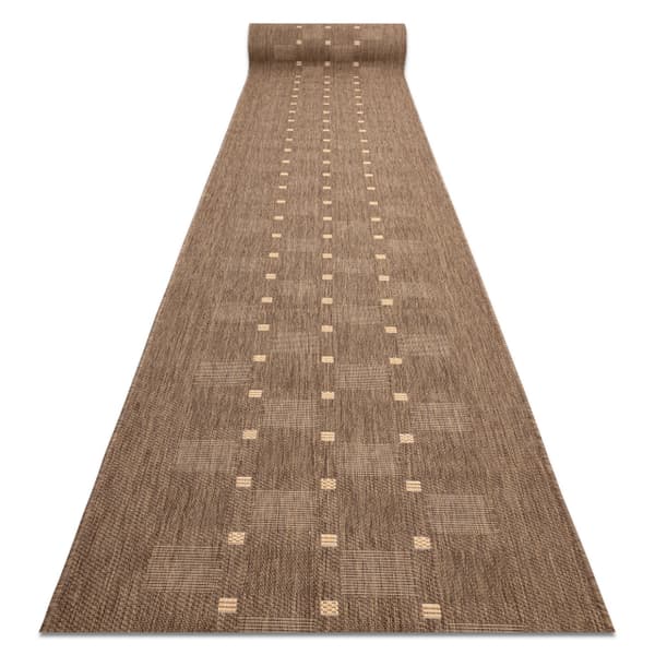 Fortovet SISAL FLOORLUX design 20079 coffee / men 70 cm, 70x160 cm