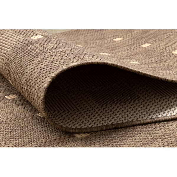 Löpare SIZAL FLOORLUX design 20079 kaffe / mais 70 cm, 70x430 cm