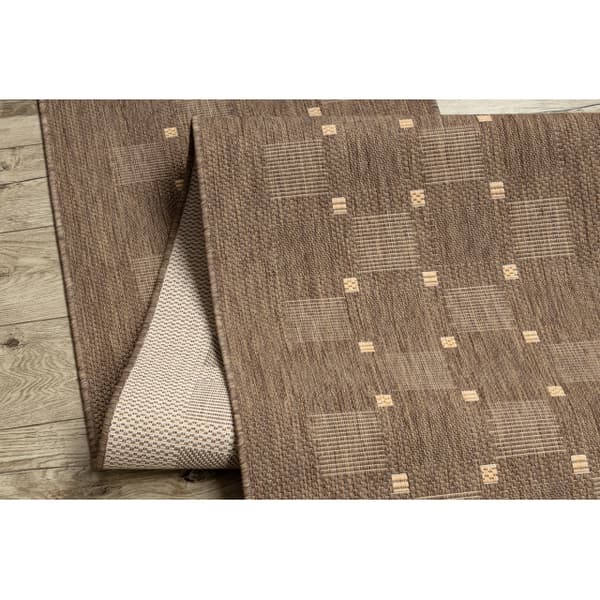 Fortovet SISAL FLOORLUX design 20079 coffee / men 70 cm, 70x520 cm