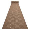 Miniatyrbillede 1 af 5: Fortovet SISAL FLOORLUX design 20079 coffee / men 80 cm, 80x690 cm