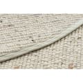 Miniatyrbillede 3 af 5: NEPAL 2100 cirkel beige tæppe - uldent, dobbeltsidet, naturligt, cirkel 120 cm