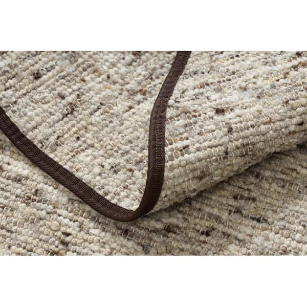 NEPAL 2100 ympyrä sand, beige matto - villainen, kaksipuolinen, luonnollinen, cirkel 120 cm