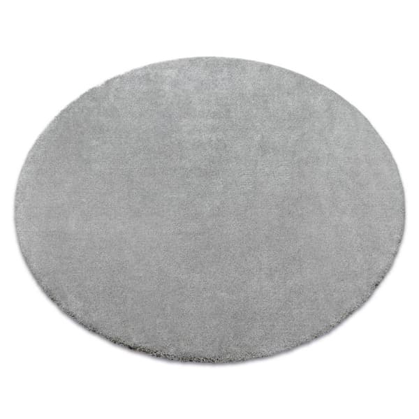 Matta, runda STAR silver, cirkel 133 cm
