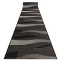 Miniatyrbild 1 av 5: Löpare SIZAL FLOORLUX design 20212 svart / silver 120 cm, 120x520 cm