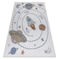 Pikkukuva 1 / 5: Matto BONO 8288 Avaruus, planeetat kerma / antrasiitti, 120x170 cm