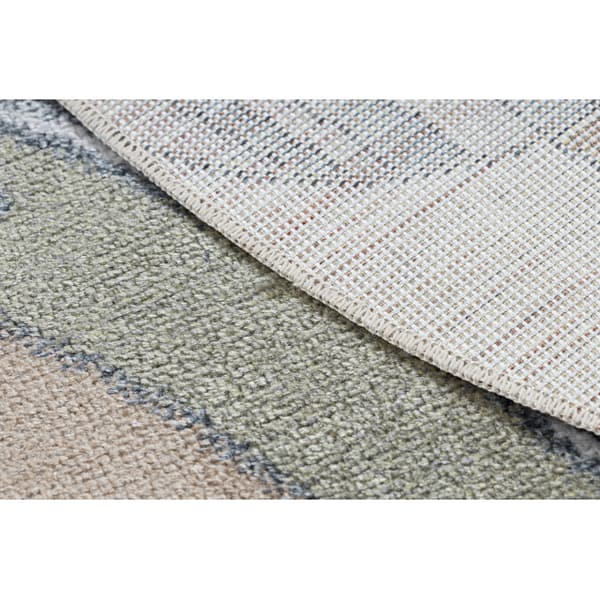 Tæppe BONO 8288 cirkel Plads, planeter creme / antracit, cirkel 120 cm