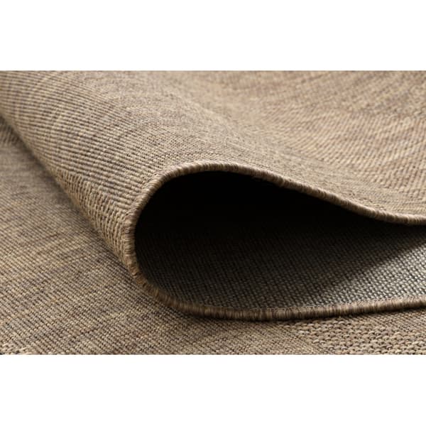 Fortovet SISAL FLOORLUX design 20212 coffee / sort 120 cm, 120x170 cm