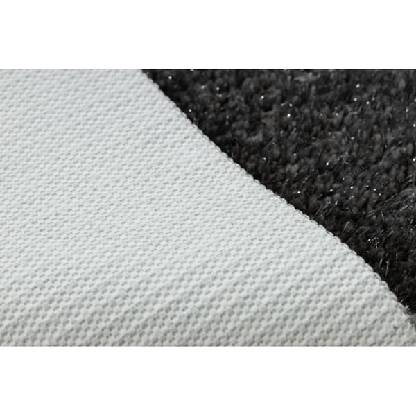 Tvådelat badrumsset matta SYNERGY, glamour, halkfri, mjuk - lurex grå, 60x100 cm