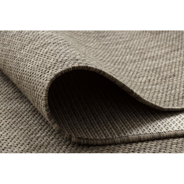 Fortovet SISAL FLOORLUX design 20433 taupé GLAT 120 cm, 120x760 cm
