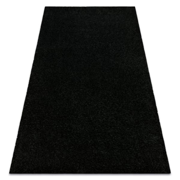 Tæppe BUENOS 6649 shaggy almindelig, ensfarvet sort, 120x170 cm