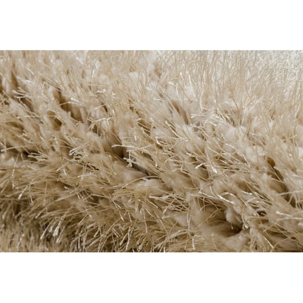 Tæppe BUENOS 6652 shaggy almindelig, ensfarvet fløde, 140x190 cm