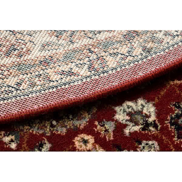 Tæppe villaa KASHQAI 4362 302 cirkel ornament rødbrun / beige, cirkel 120 cm