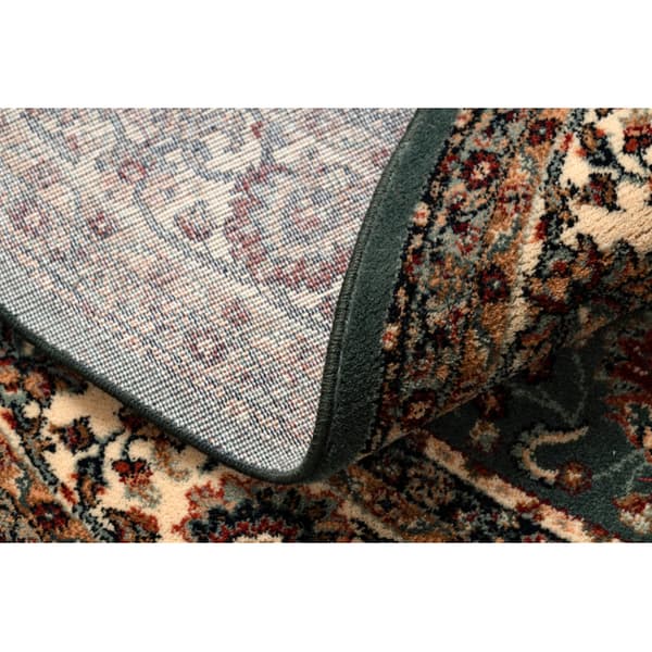 Ullmatta KASHQAI 4362 410 circle prydnad grön / beige, cirkel 160 cm