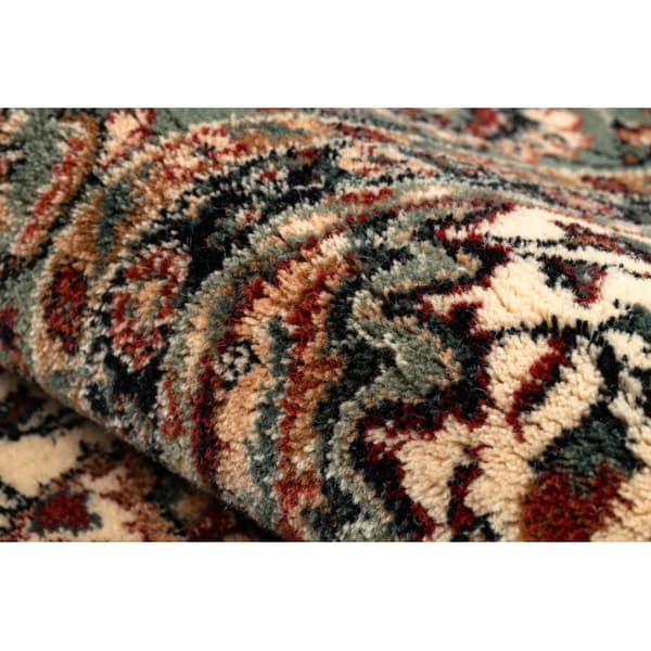 Villa matto KASHQAI 4362 101 ornamentti beige / vihreä, 120x170 cm