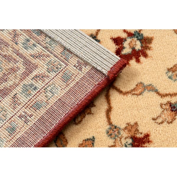 Tæppe villaa KASHQAI 4303 106 Blomster, ramme beige / rødbrun, 160x240 cm