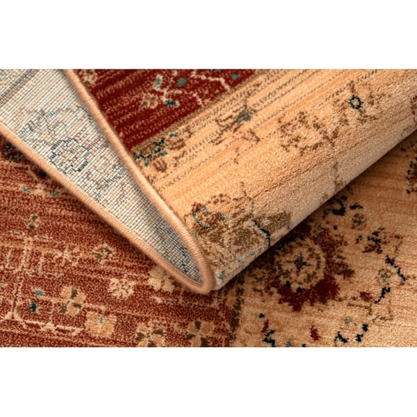 Villa matto KASHQAI 4327 101 Patchwork terrakotta, 120x170 cm