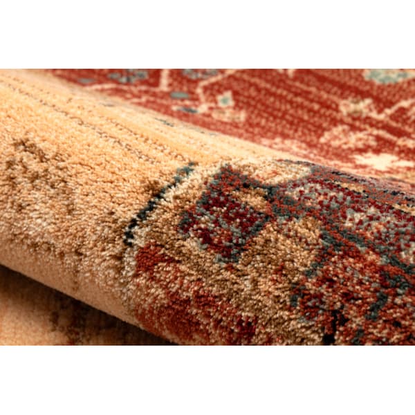 Villa matto KASHQAI 4327 101 Patchwork terrakotta, 120x170 cm