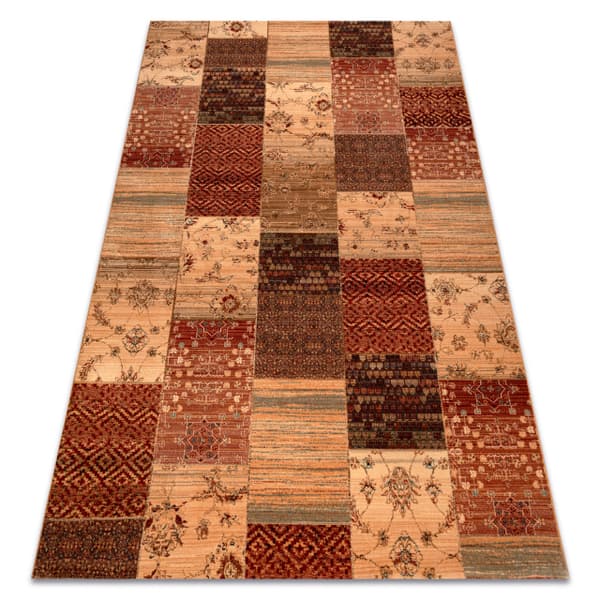 Villa matto KASHQAI 4327 101 Patchwork terrakotta, 120x170 cm