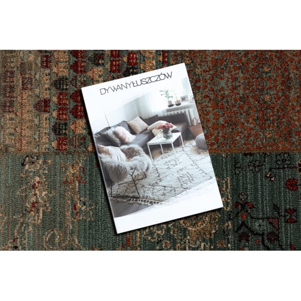 Tæppe villaa KASHQAI 4327 400 Patchwork grøn, 160x240 cm