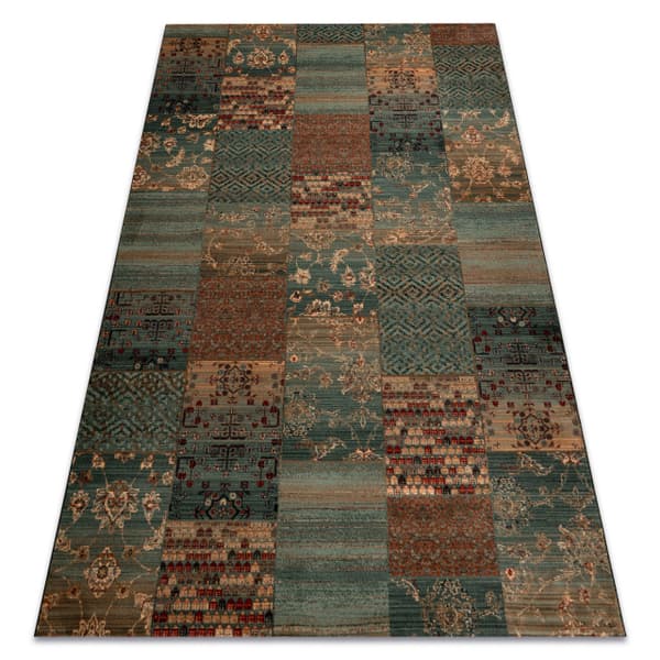 Tæppe villaa KASHQAI 4327 400 Patchwork grøn, 160x240 cm