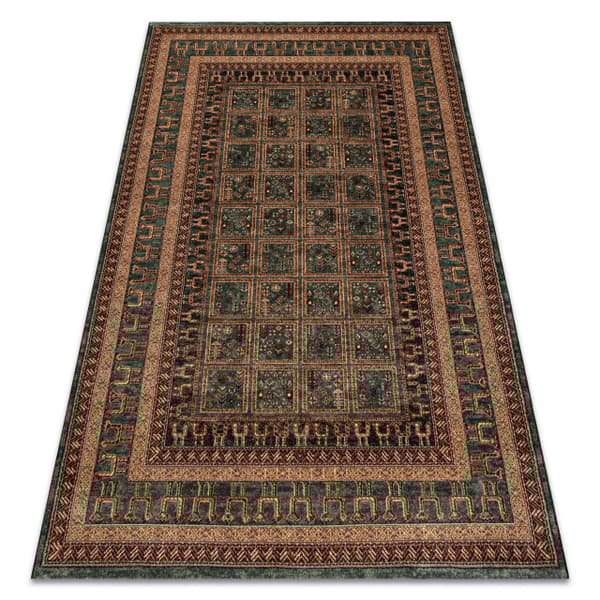 Villa matto KASHQAI 4349 400 itämainen, runko vihreä, 120x170 cm