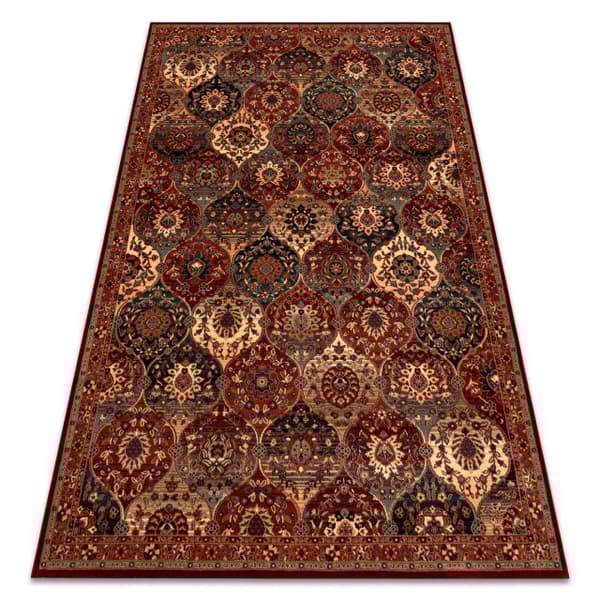 Villa matto KASHQAI 4373 301 itämainen, ristikko terrakotta / beige, 200x300 cm
